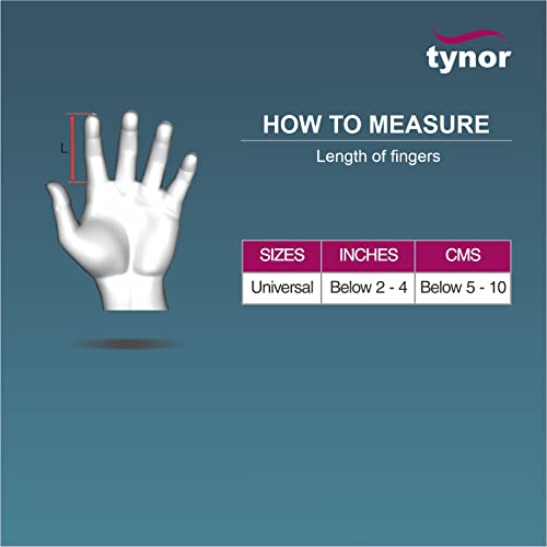 Tynor Mallet Finger Splint - Universal Size (Silver)
