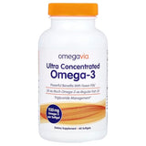 OmegaVia Ultra Concentrated Omega-3 Supplement 1,135 mg - 60 Softgels