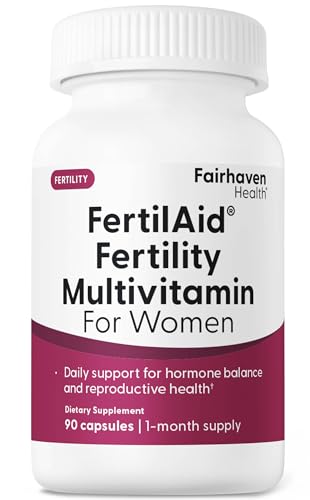 Fairhaven Health FertilAid for Women - 90 Veggie Caps, Fertility Support Supplement