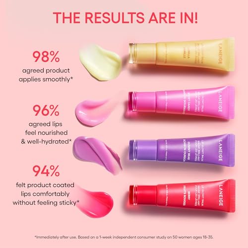 LANEIGE Mini Lip Glowy Balm Set: Travel-Sized Lip Balms