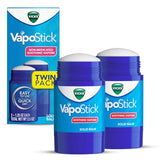 Vicks VapoStick Solid Balm - Soothing Non-Medicated Vapors, 1.25oz (2 Pack)