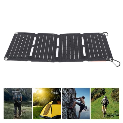 Ejoyous 40W Portable Solar Charger - USB Foldable Solar Panel for Phones, Power Banks, and Tablets