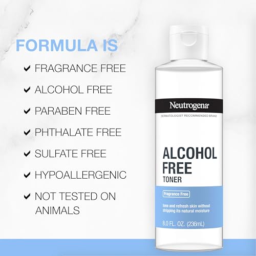 Neutrogena Alcohol-Free Toner: Gentle Daily Facial Toner for Refreshing & Purified Skin