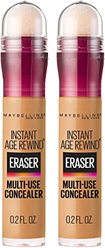 Maybelline Instant Age Rewind Eraser Dark Circles Treatment Concealer - Caramel, 0.2 Fl Oz (Pack of 2)
