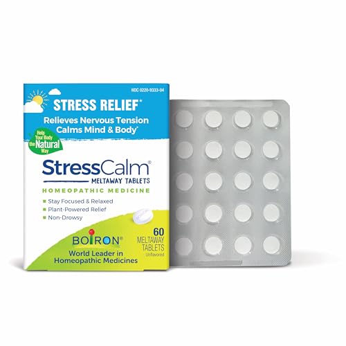 Boiron StressCalm Stress Relief Capsules - 60 Count Natural Calming Supplement