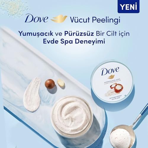 Dove Exfoliating Body Polish - Macadamia & Rice Milk - 225ml