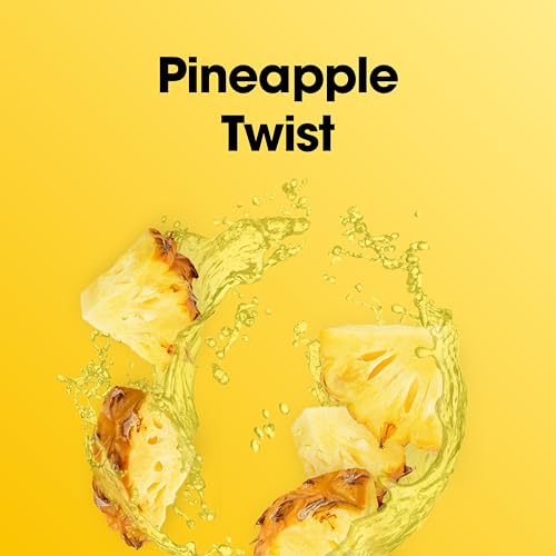 Optimum Nutrition Amino Energy Plus Electrolytes Powder (Pineapple Twist, 285g) - BCAAs, Electrolytes & Anytime Energy