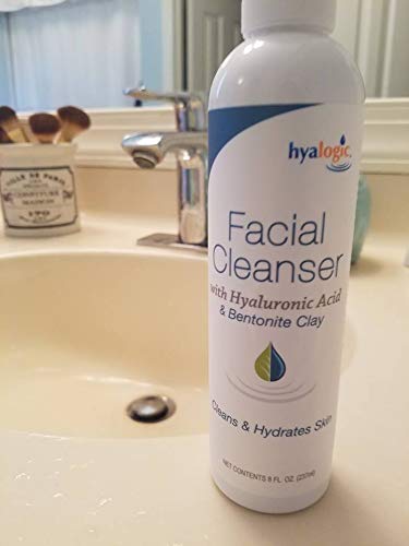 Hyalogic HA Face Wash with Hyaluronic Acid & Bentonite Clay - 8 oz