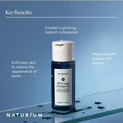 Naturium BHA Liquid Exfoliant 2% with Salicylic Acid - Pore Treatment for Face & Skin