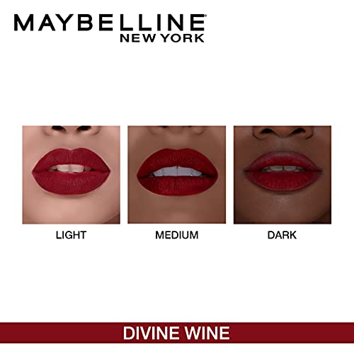 Maybelline New York Matte Lipstick - Pack of 2 - Rich Ruby & Divine Wine - Creamy Matte Finish - 5 g Each