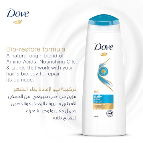 DOVE Shampoo for Dry Hair - Daily Nourishing Care for Softer Hair, 600ml