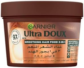 Garnier Ultra Doux Coconut Hair Food - 3-in-1 Smoothing Treatment