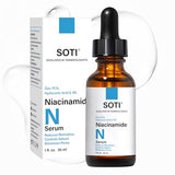 Niacinamide 10% + Zinc 1% Face Serum with B5 & Hyaluronic Acid – Pore Reducer & Acne Marks