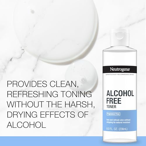 Neutrogena Alcohol-Free Toner: Gentle Daily Facial Toner for Refreshing & Purified Skin