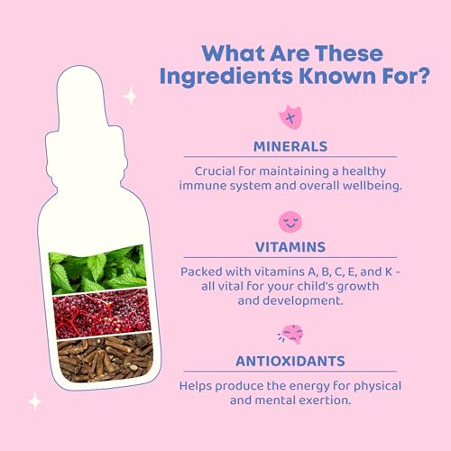 Liquid Vitamins for Kids - Immune Booster with Multivitamins - Great Tasting Children's Vitamins