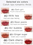 L&Wen Jelly Lip Gloss - Mirror Long Lasting Waterproof Non Stick High Pigmented Glossy Liquid Lipstick, Moisturizing Hydrating Lip Stain - Red 02