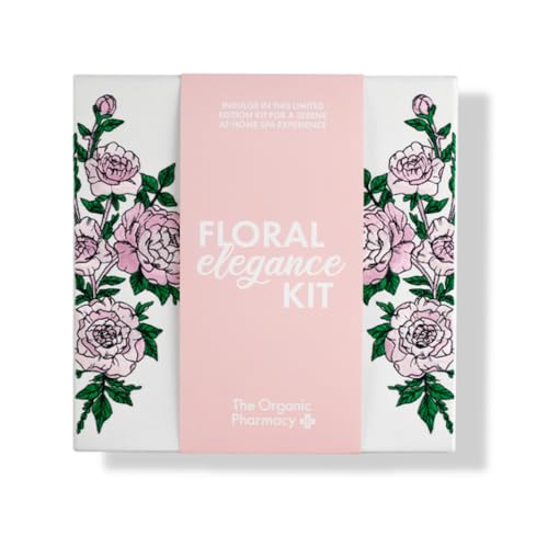 The Organic Pharmacy Floral Elegance Kit - Rejuvenate, Sculpt, Moisturise, Intensive Wrinkle Correction