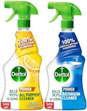 Dettol All-Purpose & Bathroom Cleaner Spray - 2 x 500ml