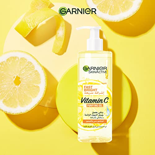 Garnier SkinActive Vitamin C Purifying Gel Wash - Brighten & Purify