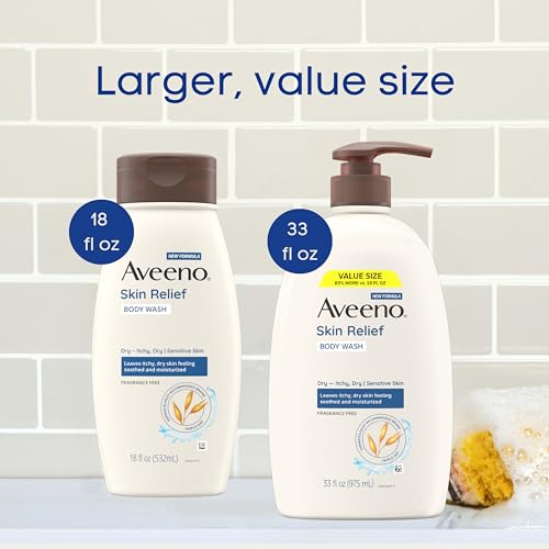 Aveeno Skin Relief Fragrance-Free Body Wash - Soothe Sensitive Skin