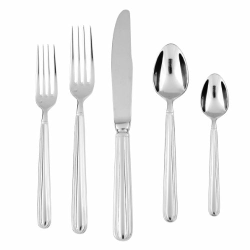 Fortessa Metropolitan 18/10 Stainless Steel Flatware Serving Spoon - 9.25 Inch Elegant Serving Utensil