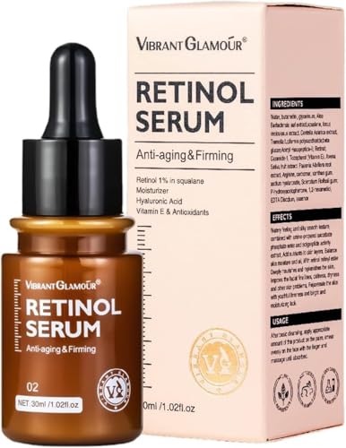 Vibrant Glamour Anti-Aging Retinol Cream & Serum Duo