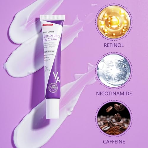 Retinol & Niacinamide Eye Cream for Fine Lines, Wrinkles & Dark Circles
