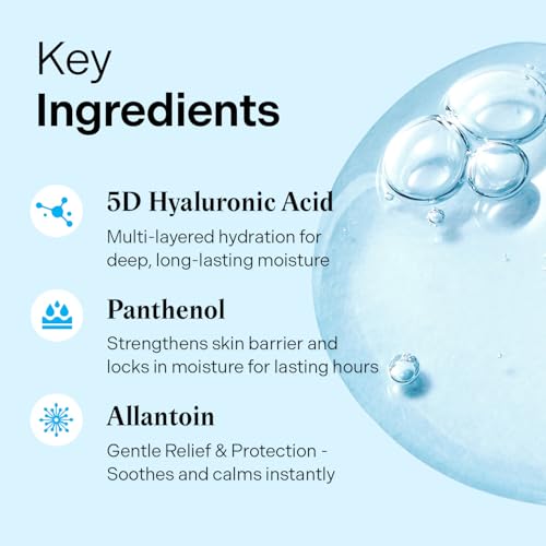 Torriden DIVE IN Hyaluronic Acid Serum 50ml - Deep Hydration Korean Facial Serum with Panthenol & Allantoin