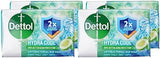 Dettol Hydra Cool Antibacterial Soap Bars (4 Pack) - Cucumber & Icy Menthol