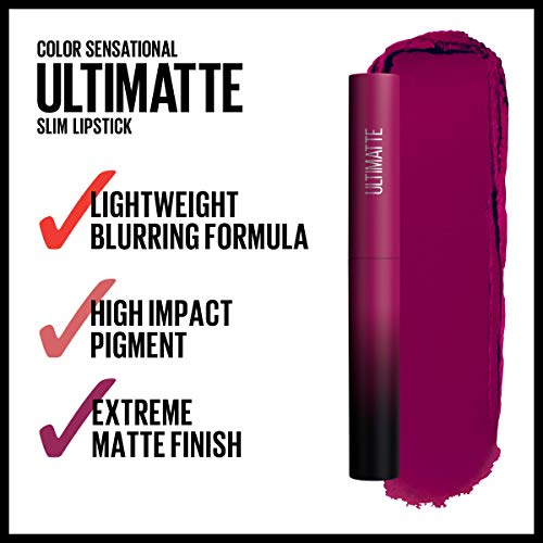 Maybelline Color Sensational Ultimatte Lipstick - More Berry - Intense Matte Color