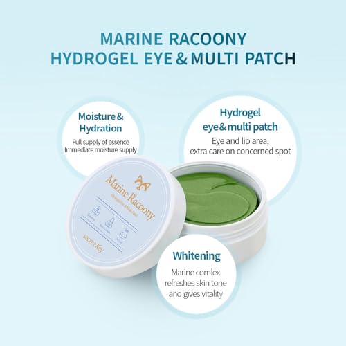Secret Key Marine Racoony Hydro Gel Eye & Multi Patches - 60 Sheets