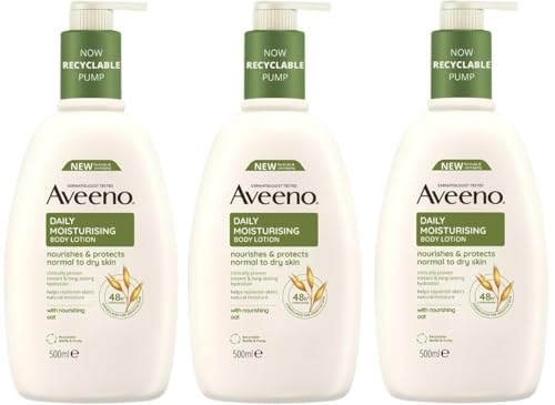 Aveeno Daily Moisturizing Body Lotion Bundle (3 x 500ml)