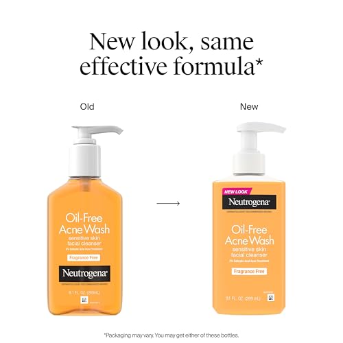 Neutrogena Oil-Free Acne Face Wash with 2% Salicylic Acid - 9.1 Fl Oz