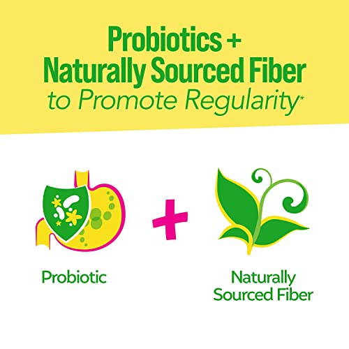 Culturelle Kids Probiotic + Fiber Packets - Digestive & Immune Support for Ages 3+ - 60 Count