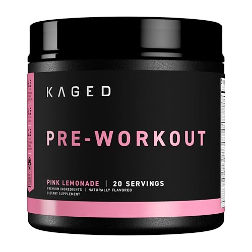 Kaged Pre-Kaged Pink Lemonade Pre-Workout Powder - 20 Servings