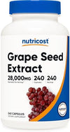 Nutricost Grape Seed Extract 28,000mg - 240 Capsules