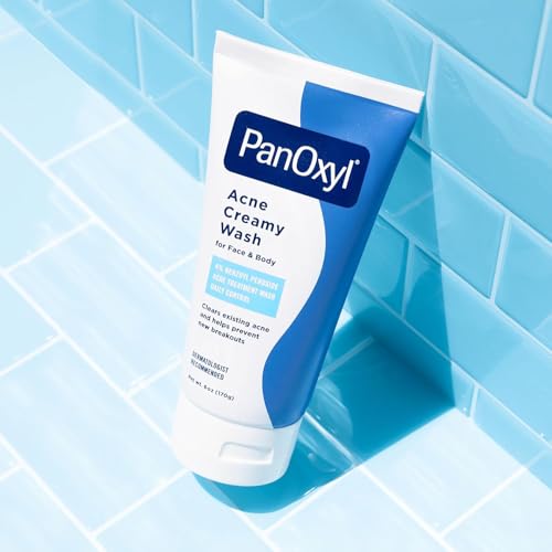 Panoxyl 4% Acne Creamy Wash - 6 oz (Pack of 2) - Benzoyl Peroxide Acne Treatment