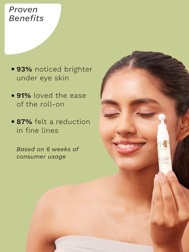 Pilgrim Squalane Under Eye Cream with Phyto-Retinol & Caffeine, 15ml - Dark Circle & Puffiness