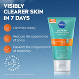 NIVEA Deep Pore Cleanser with Sea Salt, Salicylic Acid & Niacinamide - 150ml