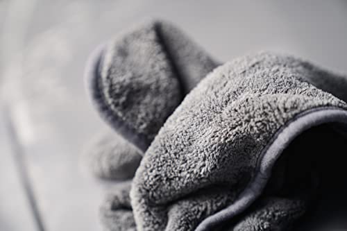 POLISHX Sensitive Microfibre Cleaning Cloth - 40x40cm Grey, 570gsm