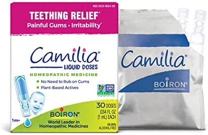 Boiron, Camilia®, Teething Relief, 1 Month+, 30 Doses, 0.034 fl oz (1 ml) Each