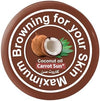 No Brand Coconut Carrot Tanning Oil Cream for Deep Tan - 350ml