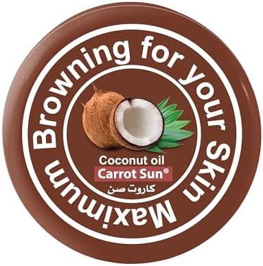 Coconut Carrot Sun Tanning Oil Cream - 350ml