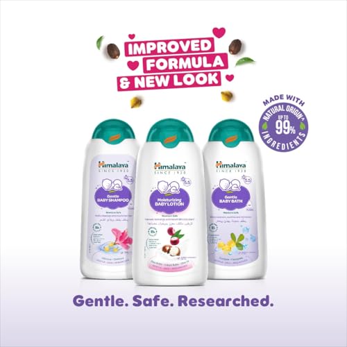 Himalaya Baby Lotion - No Parabens, Dyes or Synthetic Colors, 400ml