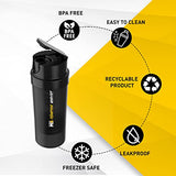 MuscleBlaze Tornado Shaker Bottle - 500ml Leakproof Protein Blender