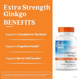 Doctor's Best, Extra Strength Ginkgo, 120 mg, 120 Veggie Caps