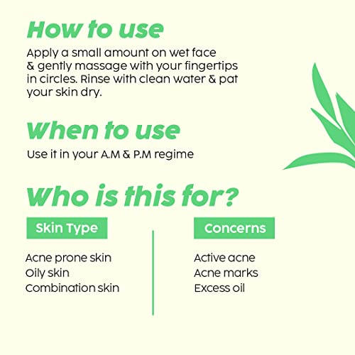 PLIX 0.5% Salicylic Acid Jamun Face Wash Gel for Active Acne & Oil Control (100 ml)