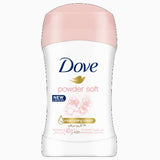 Dove Women Antiperspirant Deodorant Stick - 48H Protection, Powder Soft, Alcohol-Free - 40g
