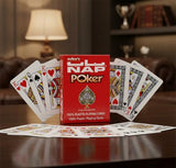 Poker Professional 100% Plastic Playing Cards - Red Box Waterproof Design Casino-Grade 54-Card Deck