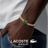 Lacoste Men's ARTHOR Stainless Steel Chain Bracelet: Sophisticated Style